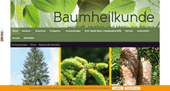 Desktop Screenshot of baumheilkunde.info
